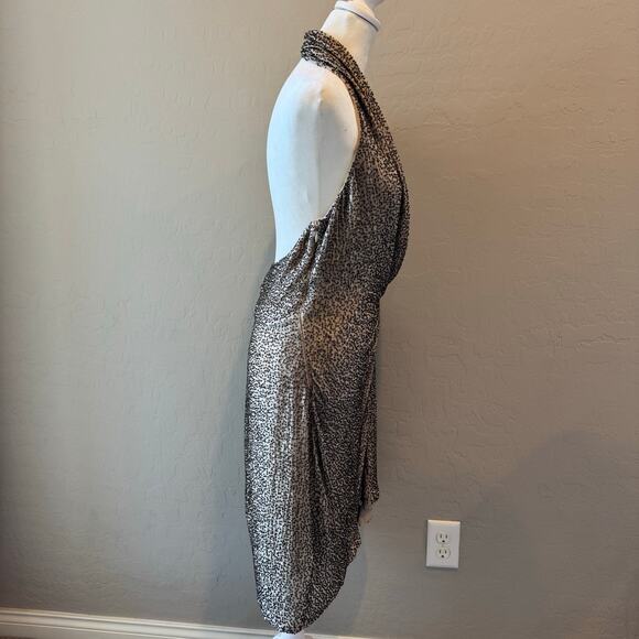 Haute Hippie Embellished Beaded Halter Dress NWT Size Large – Retail $795 - Picture 8 of 11